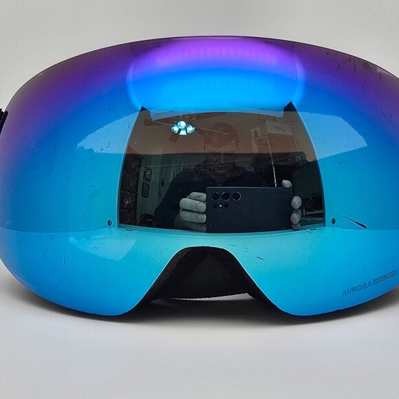 *SOLD* Wildhorn Outfitters Roca Black Frame Aurora Stealth Ice Blue Lens Goggles - Picture 7 of 8